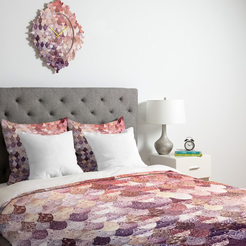 Monika Strigel Lily Rose Mermaid Duvet Cover, Queen