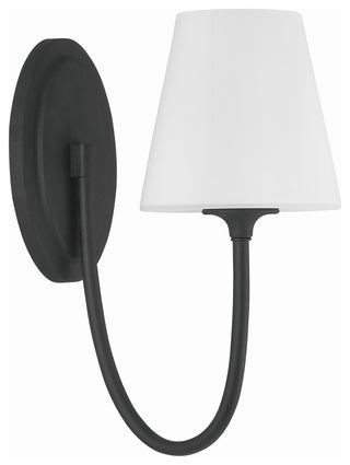 Juno 1-Light Black Forged Wall Mount