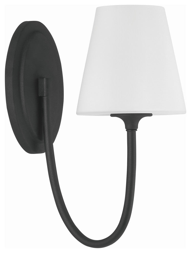 Juno 1-Light Black Forged Wall Mount