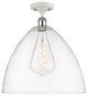Innovations 516-1C-WPC-GBD-162-LED 1 Light Semi-Flush Mount