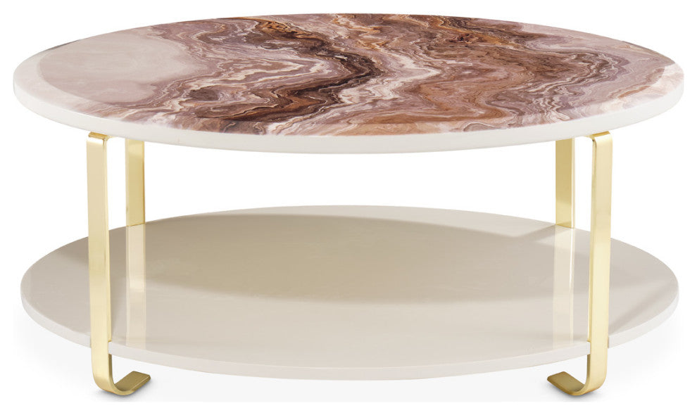 Ariana Cocktail Table, Gold