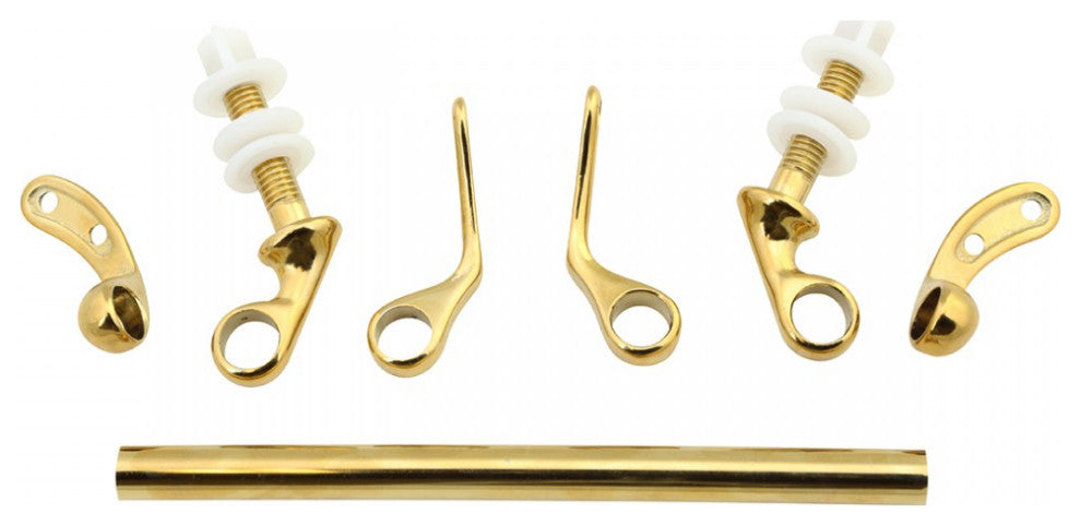 Polished Brass Toilet Seat Hinge Replacement Hinge