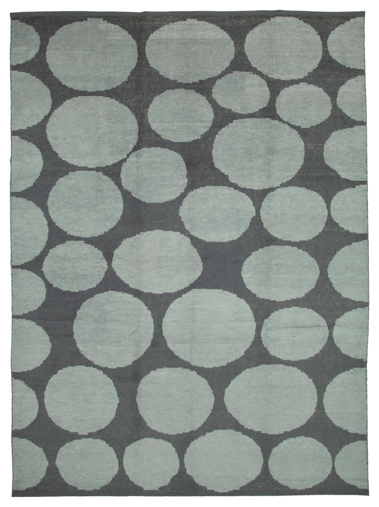 Rug N Carpet - Handmade Decorative 9' 10'' x 13' 5'' Moroccan Area Rug
