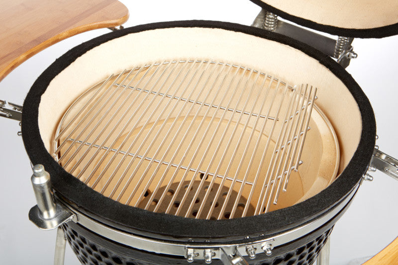 Black Kamado BBQ Grill