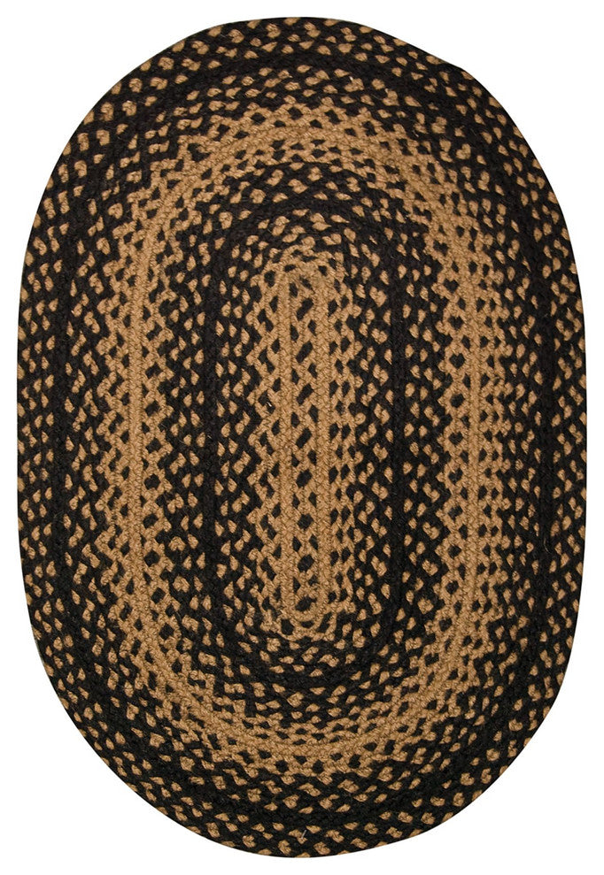 Braided Ebony Rug, 20x30