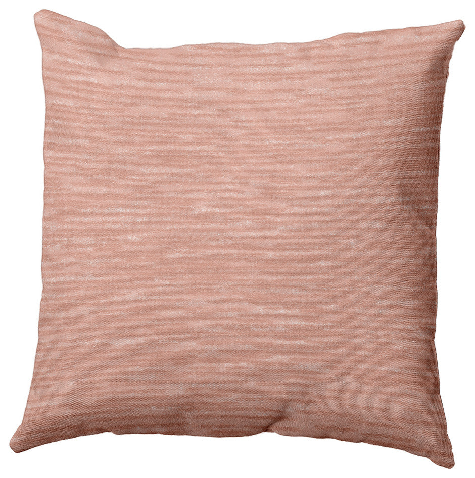 20" x 20" Marled Knit Decorative Indoor Pillow, Sunwashed Brick