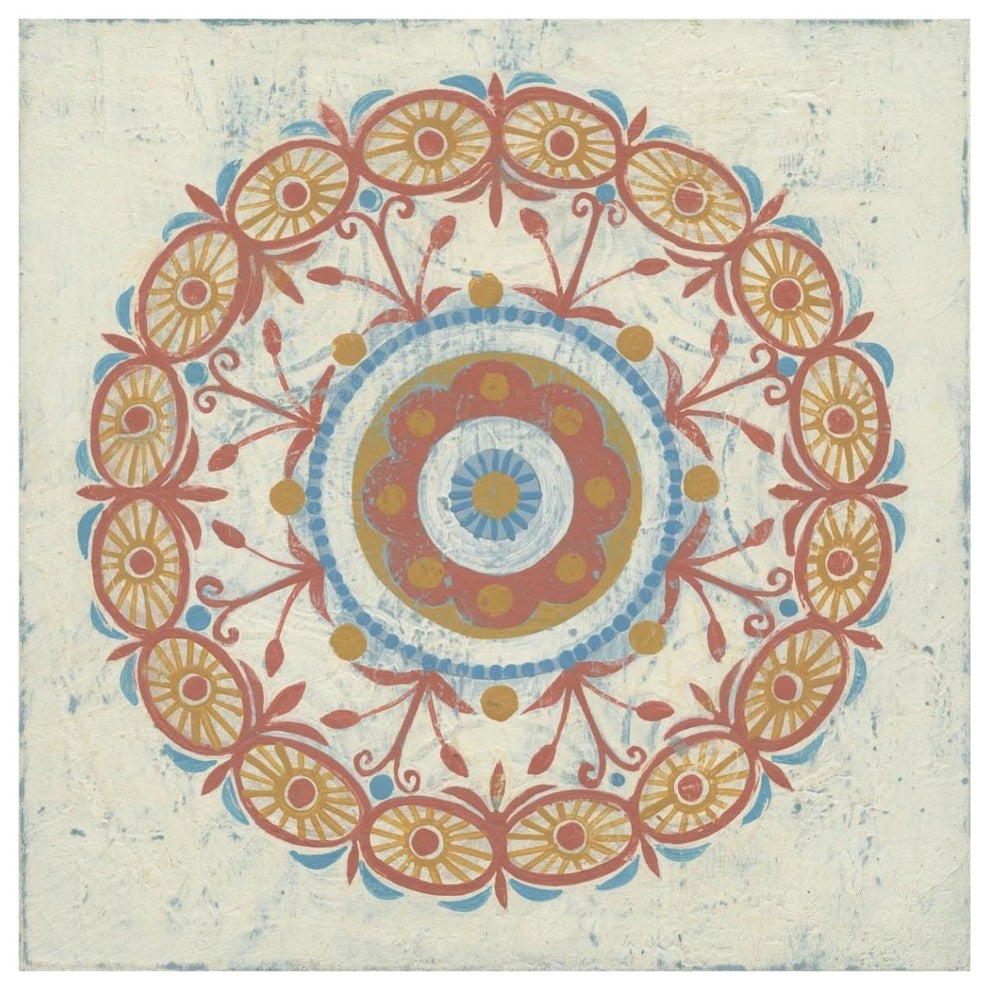 "Lakai Circle I" Digital Paper Print by Kathrine Lovell, 42"x42"