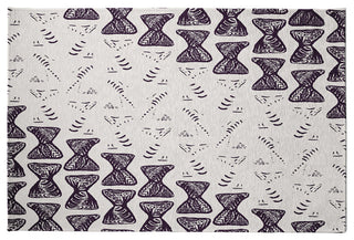 Bongo Drumline Rug Rug, Purple, 3'x5'