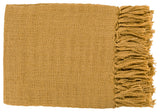 Surya Tilda Mustard Throw 51"W X 59"L