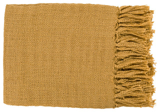 Surya Tilda Mustard Throw 51"W X 59"L