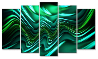 "Emerald Energy" Abstract Canvas, Green