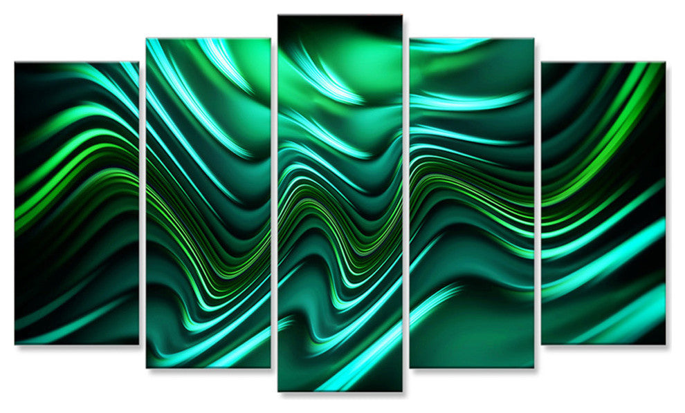 "Emerald Energy" Abstract Canvas, Green