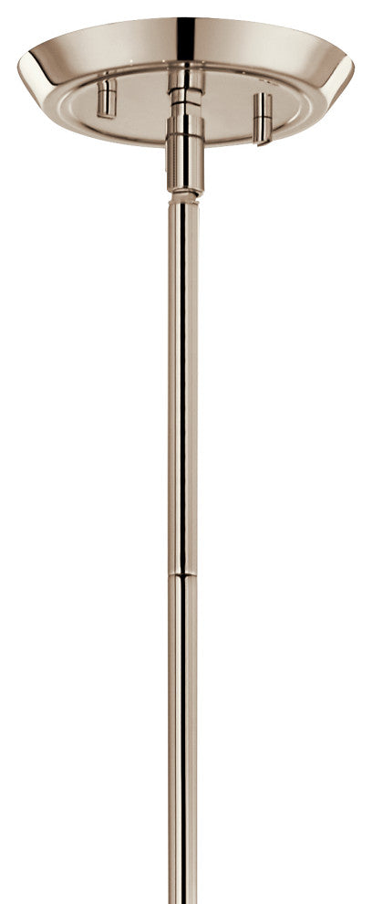 Alvaro 45.5" 8 Light Linear Chandelier, Polished Nickel, 8 Light