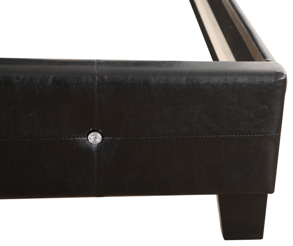 Bed, Black, Full