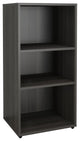 Nexera 220230 Allure 2-Shelf Bookcase, Ebony