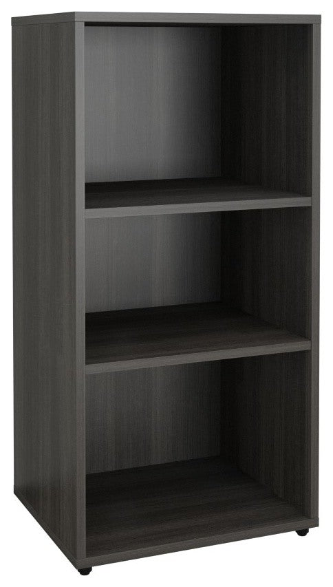 Nexera 220230 Allure 2-Shelf Bookcase, Ebony
