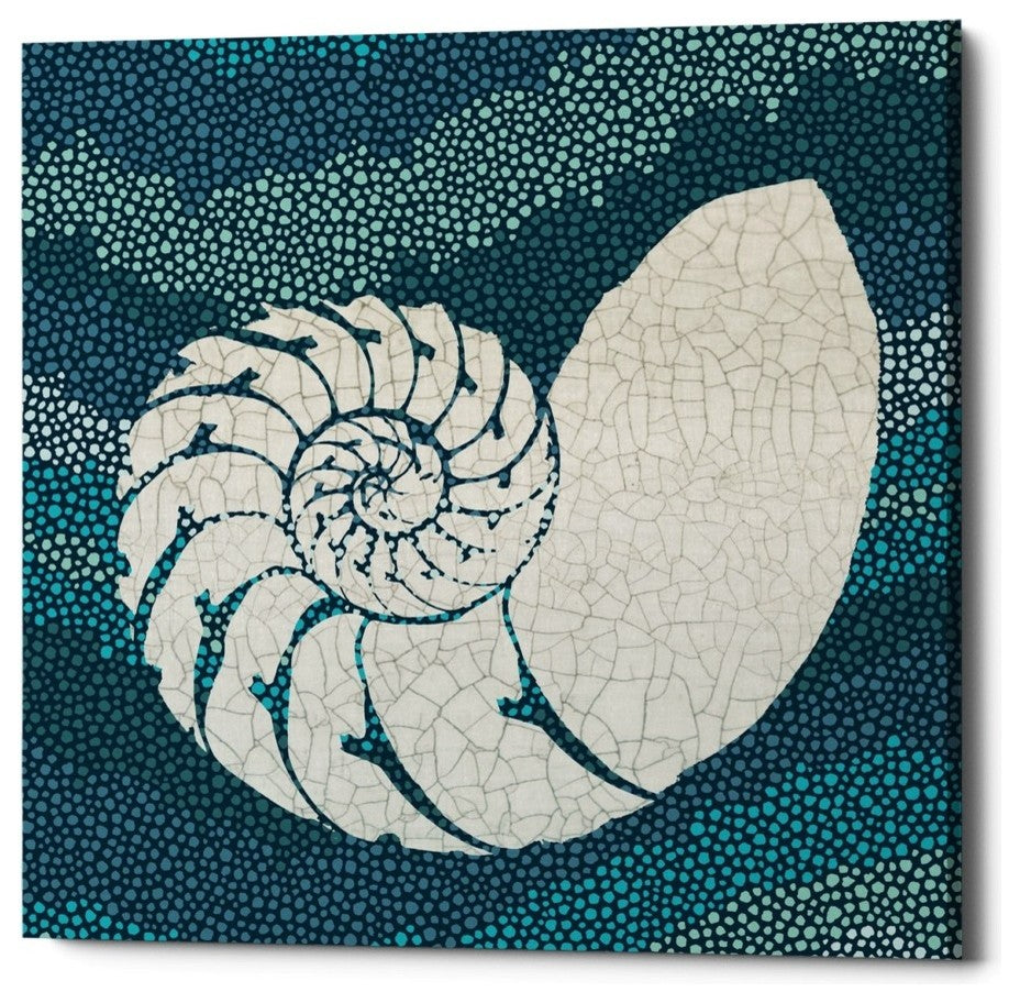 Epic Graffiti "Sea Glass III" Giclee Canvas Wall Art, 18"x18"