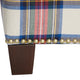 Quinn Square Nail Button Ottoman, Stewart Dress Multi
