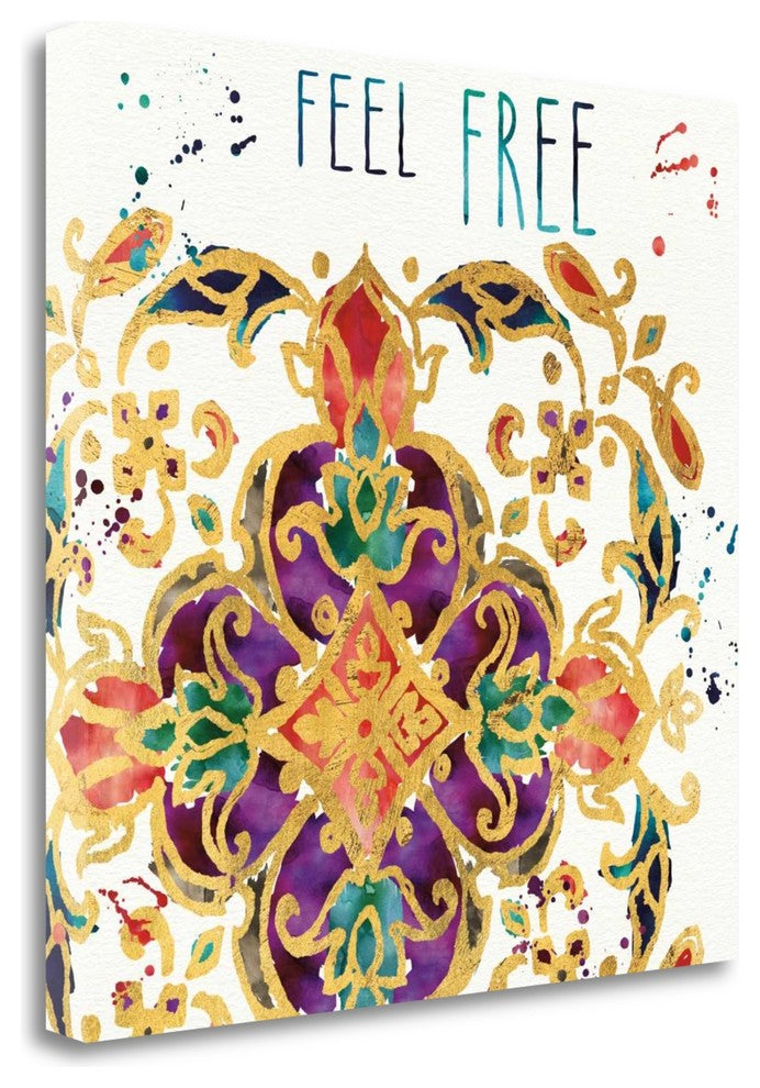 "Little Jewels Words IV" By Jess Aiken, Giclee Print on Gallery Wrap Canvas