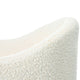 GDF Studio Camellia Contemporary Boucle Barrel Club Chair, White, Single