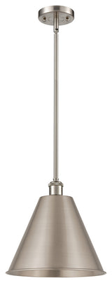 Ballston Cone Pendant, Brushed Satin Nickel, LED