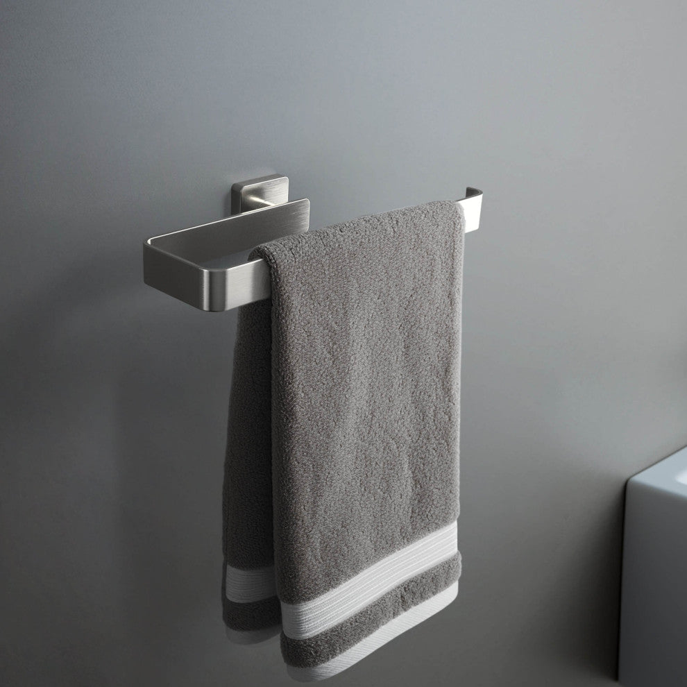 Blaze 10 inch Bathroom Towel Bar, Brushed Nickel