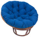 44" Solid Twill Papasan Cushion, Fits 42" Papasan Frame, Royal Blue