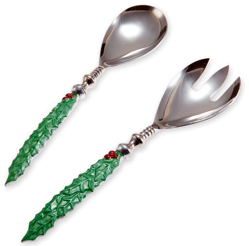 Holly Sprig Salad Serving Set, Mojito