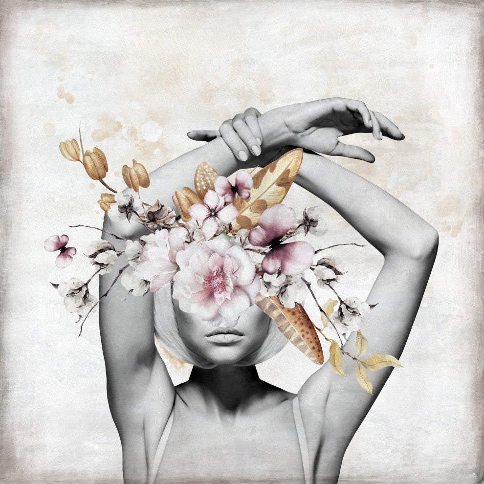 "Glamorous" Painting Print on Wrapped Canvas, 40x40