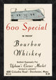 "600 Special Bourbon Whiskey"  by Vintage Booze Labels, 17x24"