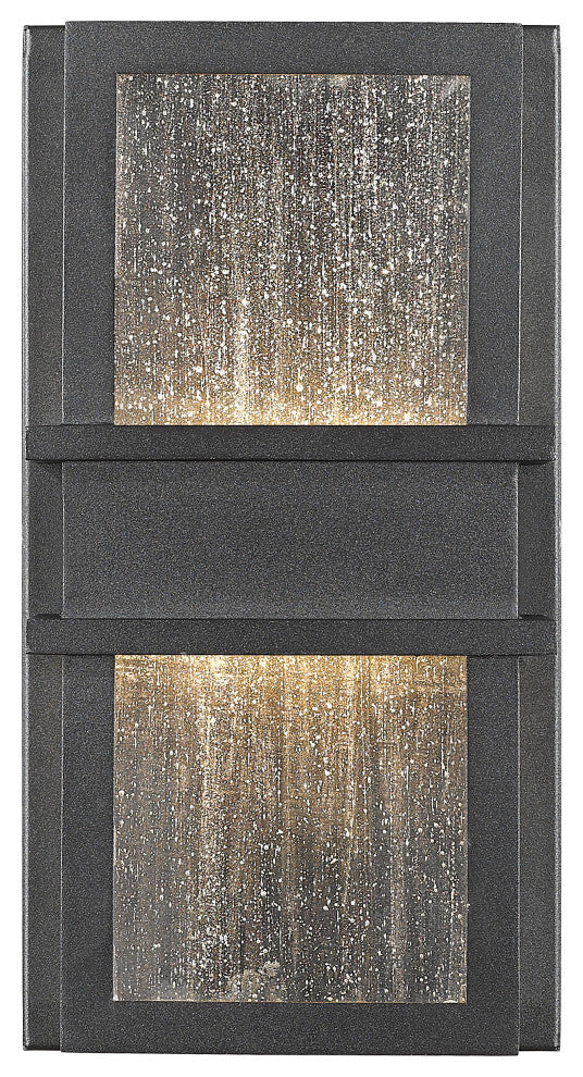 Zlite 577S-BK-LED 2-Light Outdoor Wall Sconce, Seedy