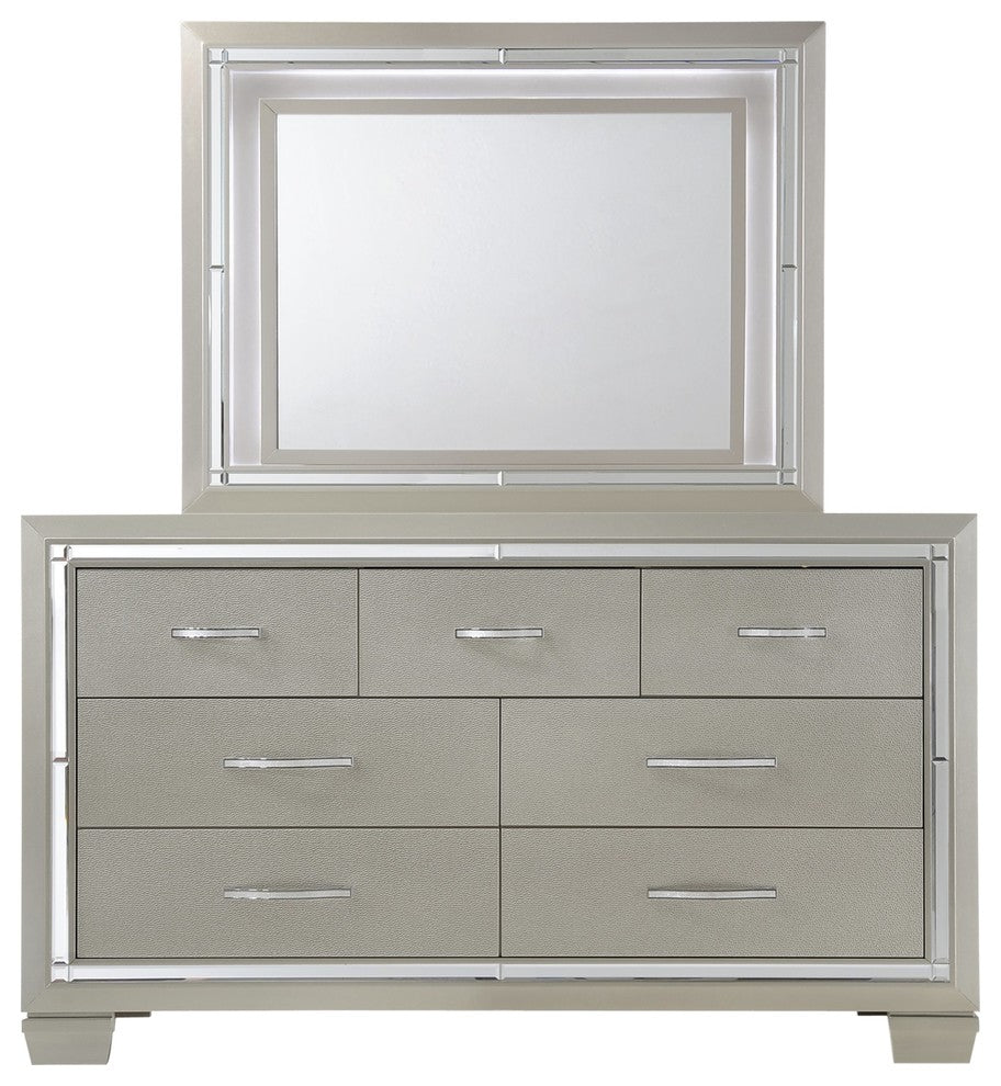 Glamour Dresser and Mirror