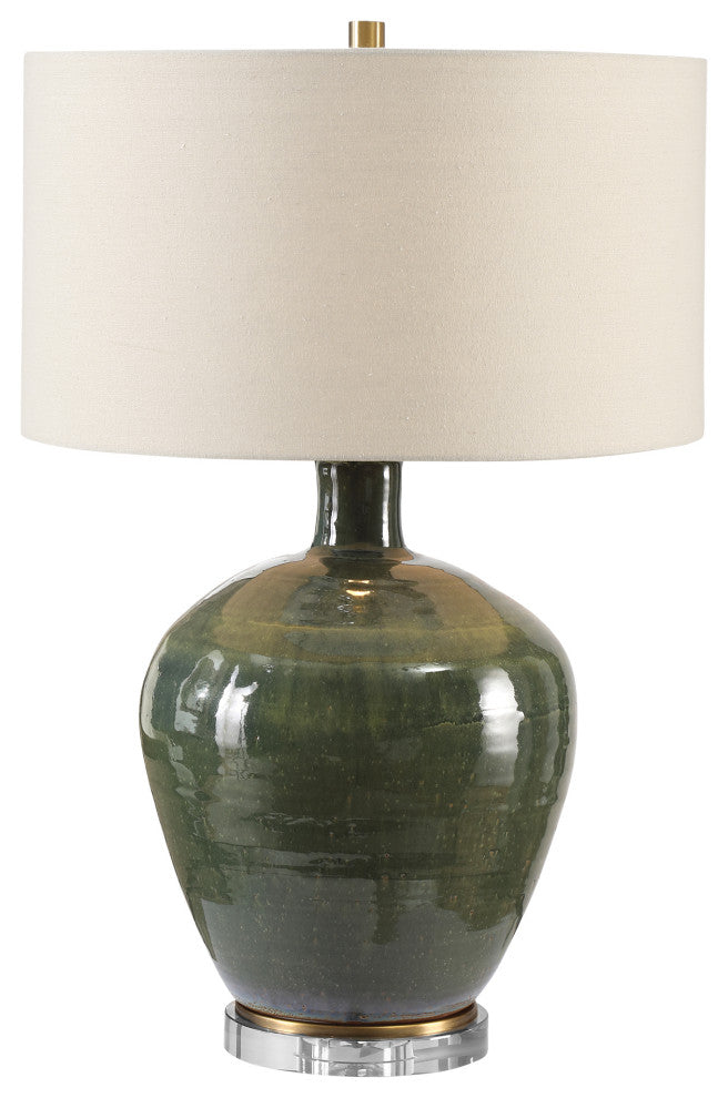 Uttermost Elva Emerald Table Lamp