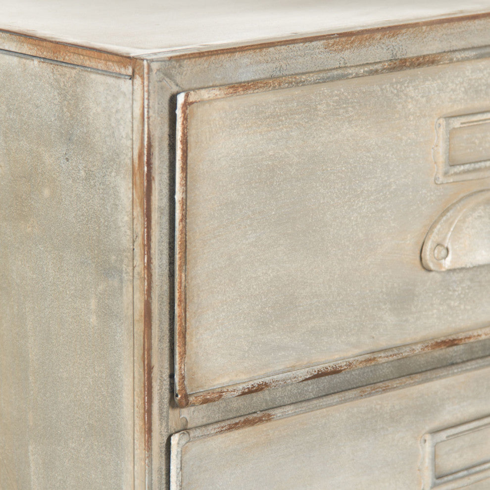 Oscar Drawer Cabinet, Antique Beige