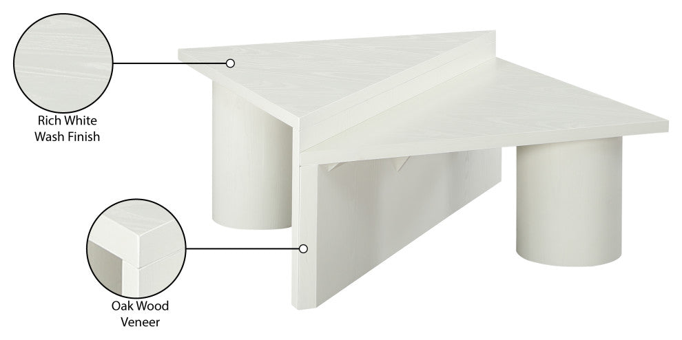 Pavillion Coffee Table, White