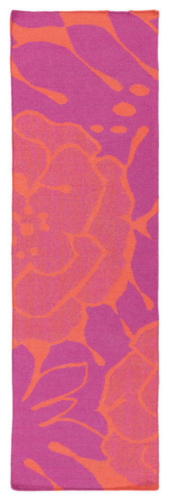 Surya Paddington PDG-2018 2'6"x8' Rug, Bright Pink/Bright Orange