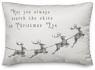 Reindeer Sky 20x14 Indoor/Outdoor Pillow