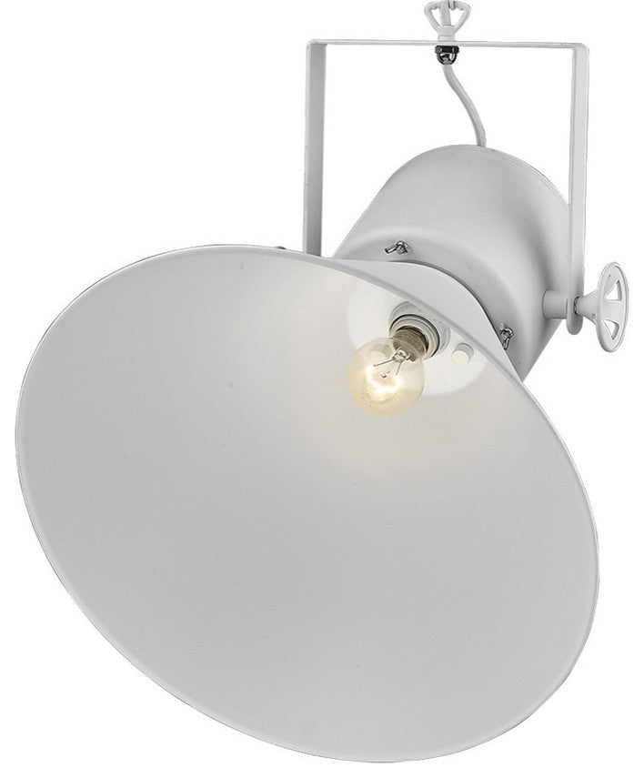 Crew 1-Light White Pendant