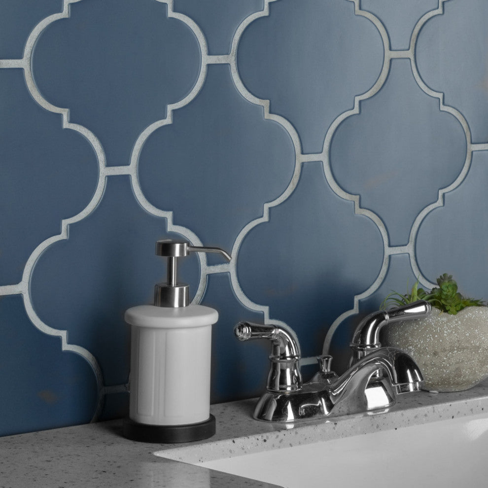 Provenzale Lantern Dark Bleu Porcelain Floor and Wall Tile