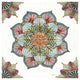 "Mandala Morning V" Digital Paper Print by Anne Tavoletti, 20"x20"