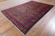 Tribal Geometric Blue Afghan Hand-Knotted Wool Rug, 6'x9'