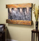 Sunrise Springs water fountain, Black Spider Marble, Rustic Copper, Square