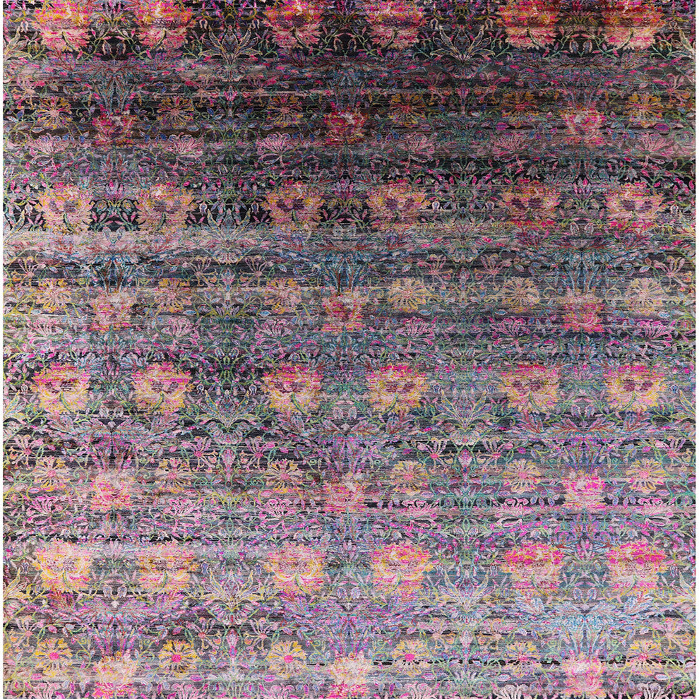 Ahgly Company Indoor Square Mid-Century Modern Area Rugs, 8' Square