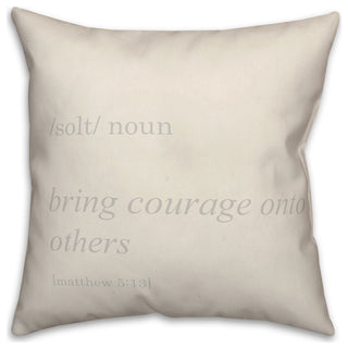 You Are The Salt 18 x 18 Spun Poly Pillow