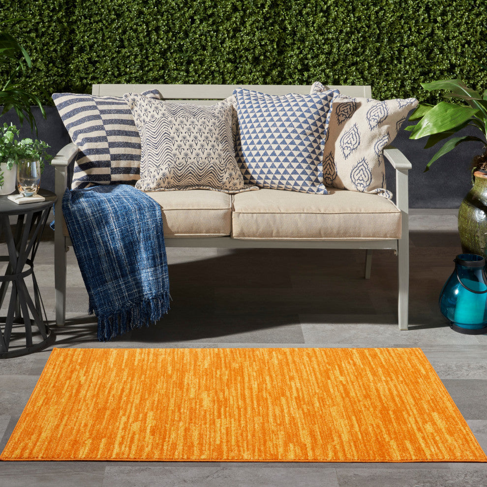 Nourison Essentials 3' x 5' Sunburst Outdoor Area Rug