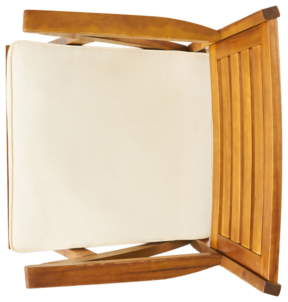 DeSoto 7-Piece Teak Finish Acacia Wood Patio Dining Set