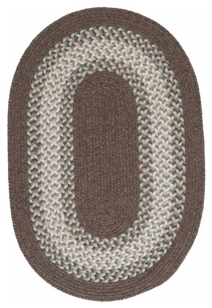 Colonial Mills North Ridge NG99 Bark Traditional Area Rug, Oval 3'x5'