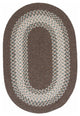 Colonial Mills North Ridge NG99 Bark Traditional Area Rug, Oval 3'x5'