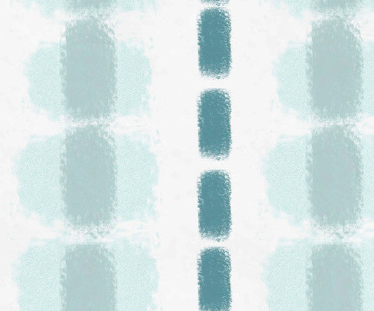 Watercolor Stripe, Stripe Print Beach Towel, Teal
