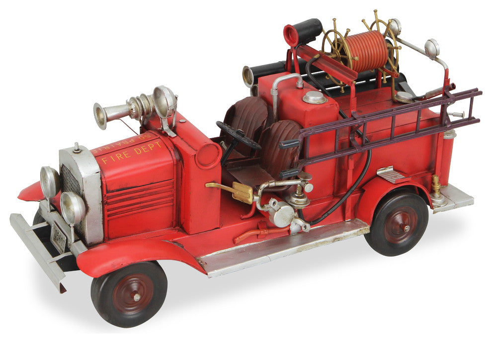 Mini Fire Engine Circa 1927, Red